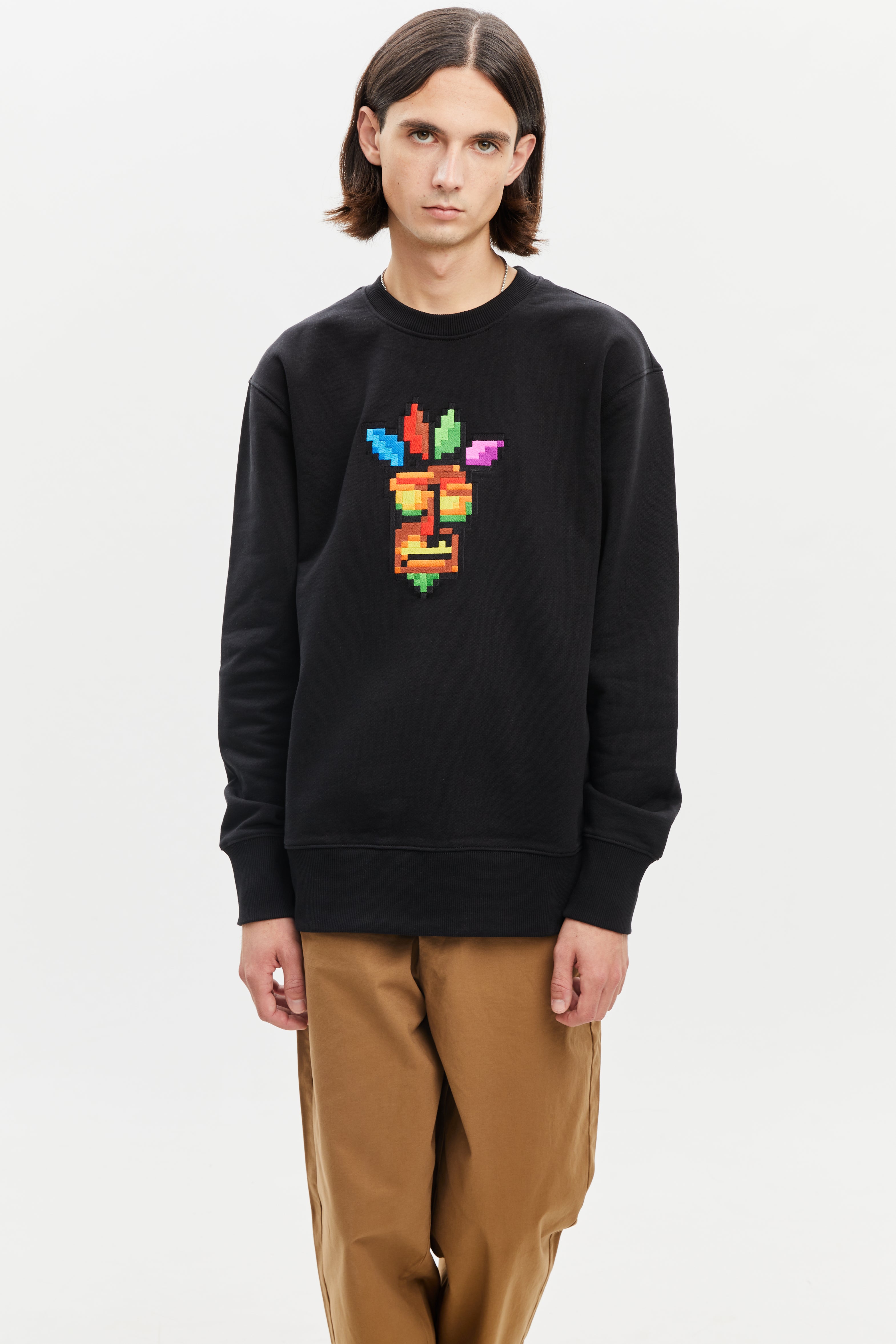 Aku Mask Sweatshirt - BRICKTOWN x CRASH BANDICOOT ™ – Bricktown World